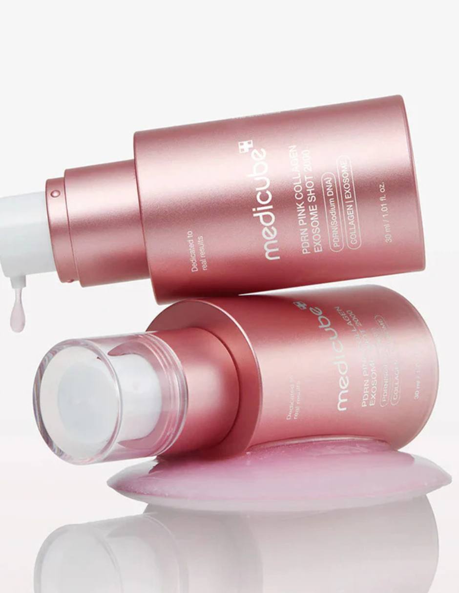 Sérum facial PDRN pink exosome shot serum 2000 PDRN line todo tipo de piel 30ml 2