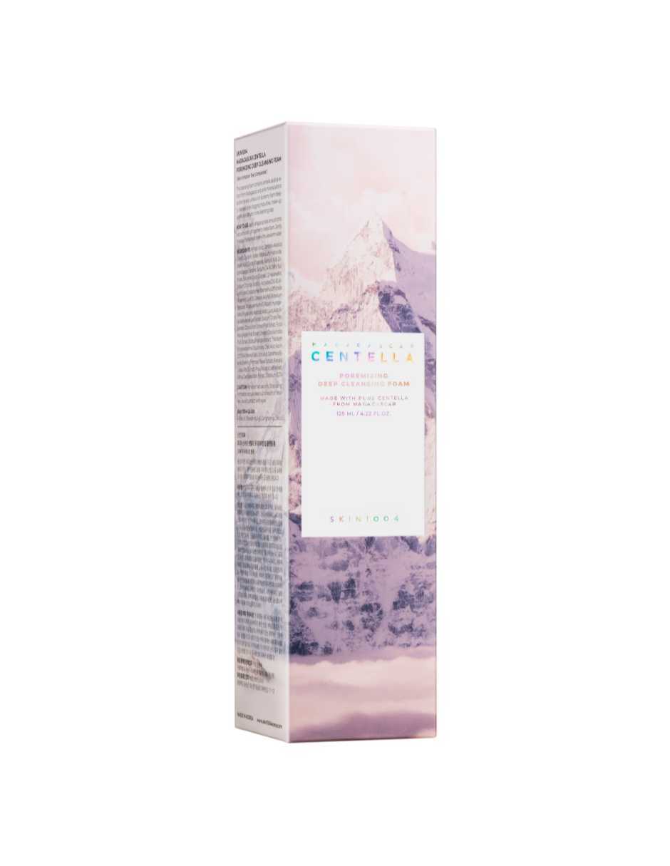 Limpiador facial Madagascar Centella Deep Cleansing Foam 125ml Poremizing para hidratar 2