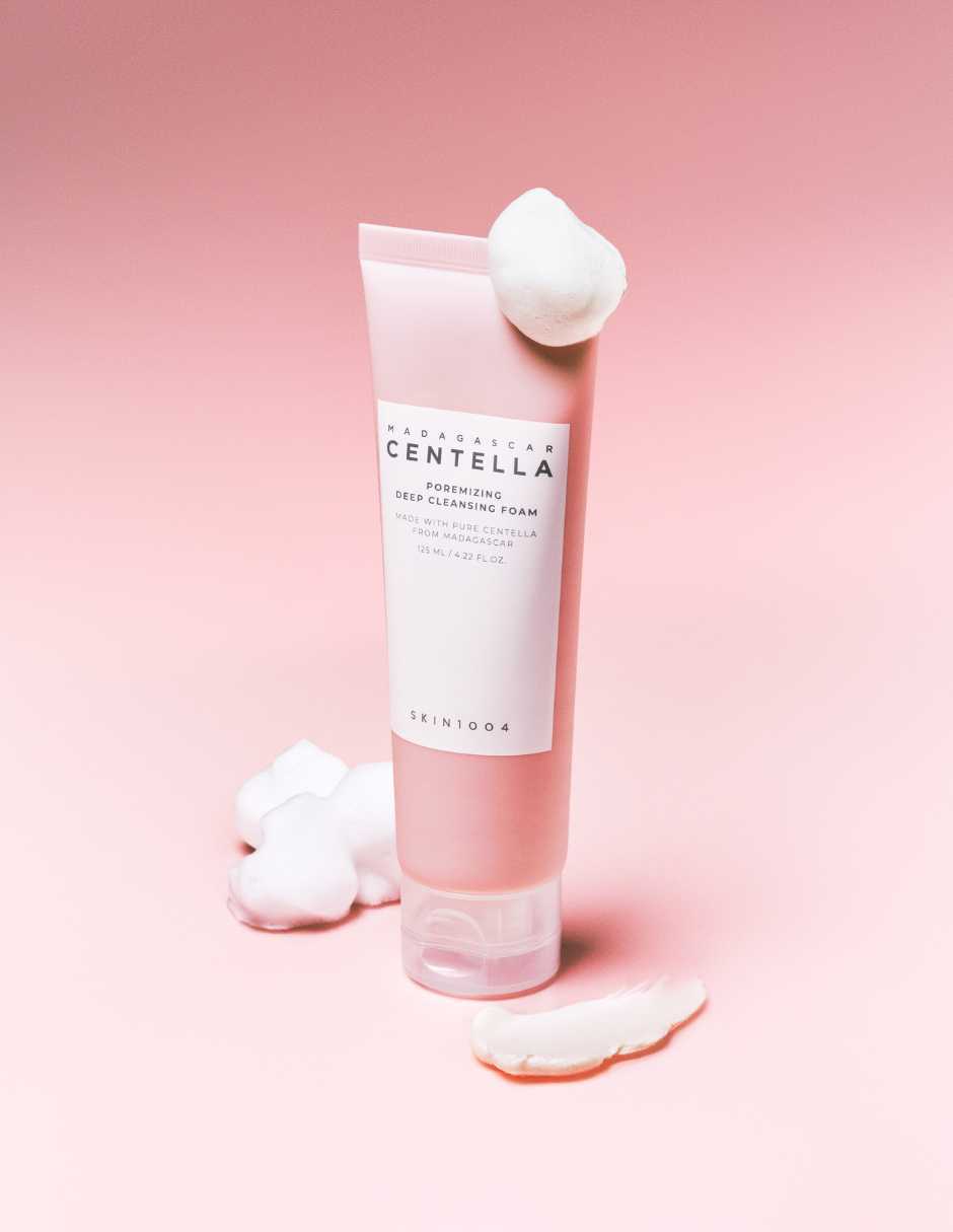 Limpiador facial Madagascar Centella Deep Cleansing Foam 125ml Poremizing para hidratar 3