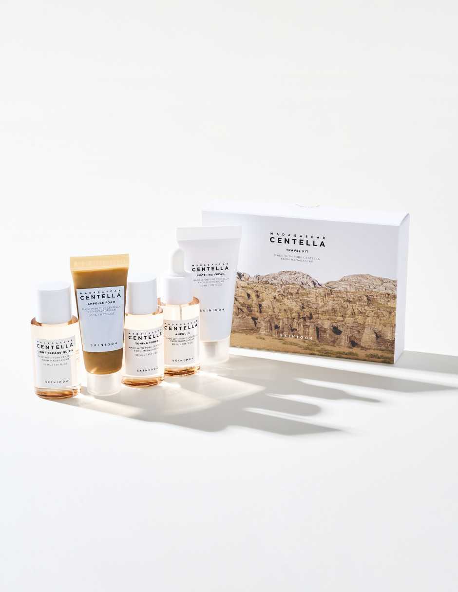 Kit tratamiento facial Madagascar Centella Travel Kit hidratante Skin1004 Kit 2