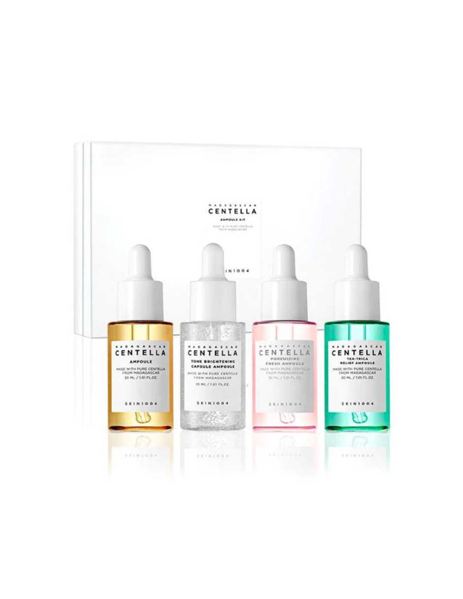 Kit tratamiento facial Madagascar Centella Ampoule Kit hidratante Skin1004 Kit Kit tratamiento facial Madagascar Centella Ampoule Kit hidratante Skin1004 Kit