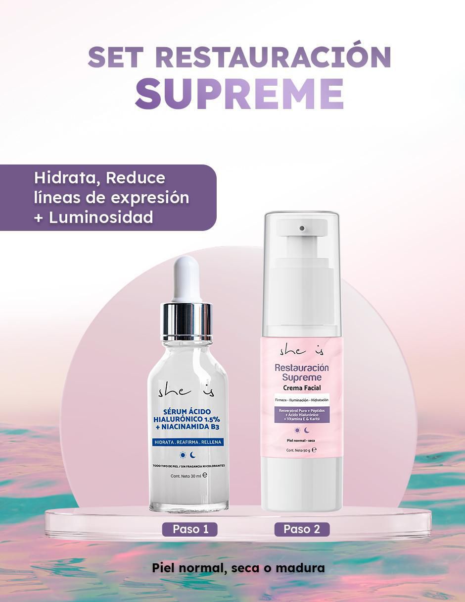 Kit tratamiento facial Restauración Supreme antiedad 2
