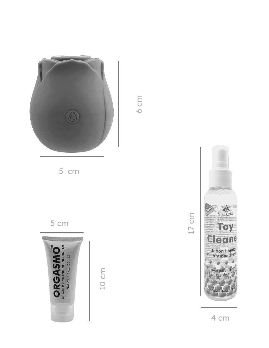Kit succionador íntimo rosy 7