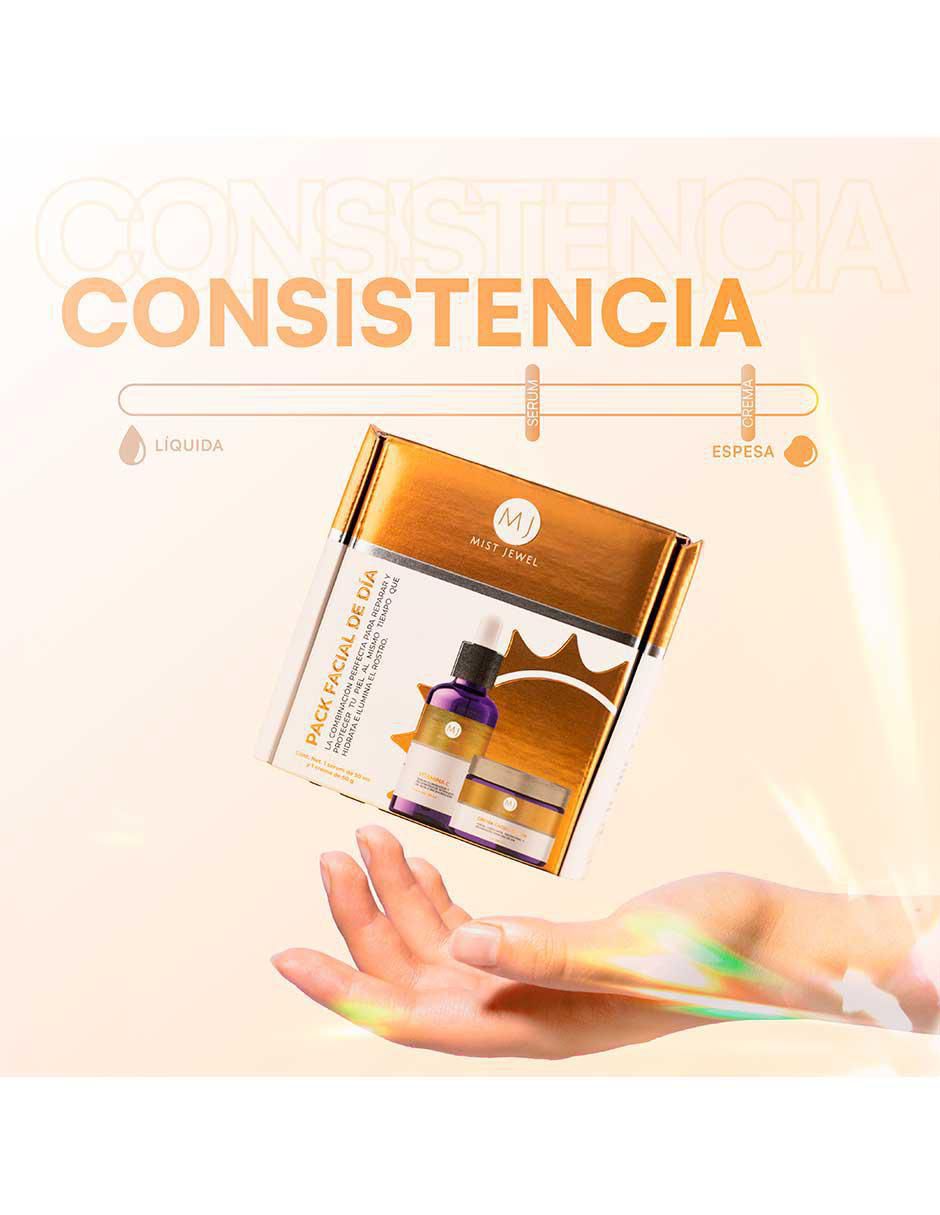 Kit tratamiento facial sérum vitamina c y crema fotoprotectora FPS 30 antimanchas 5