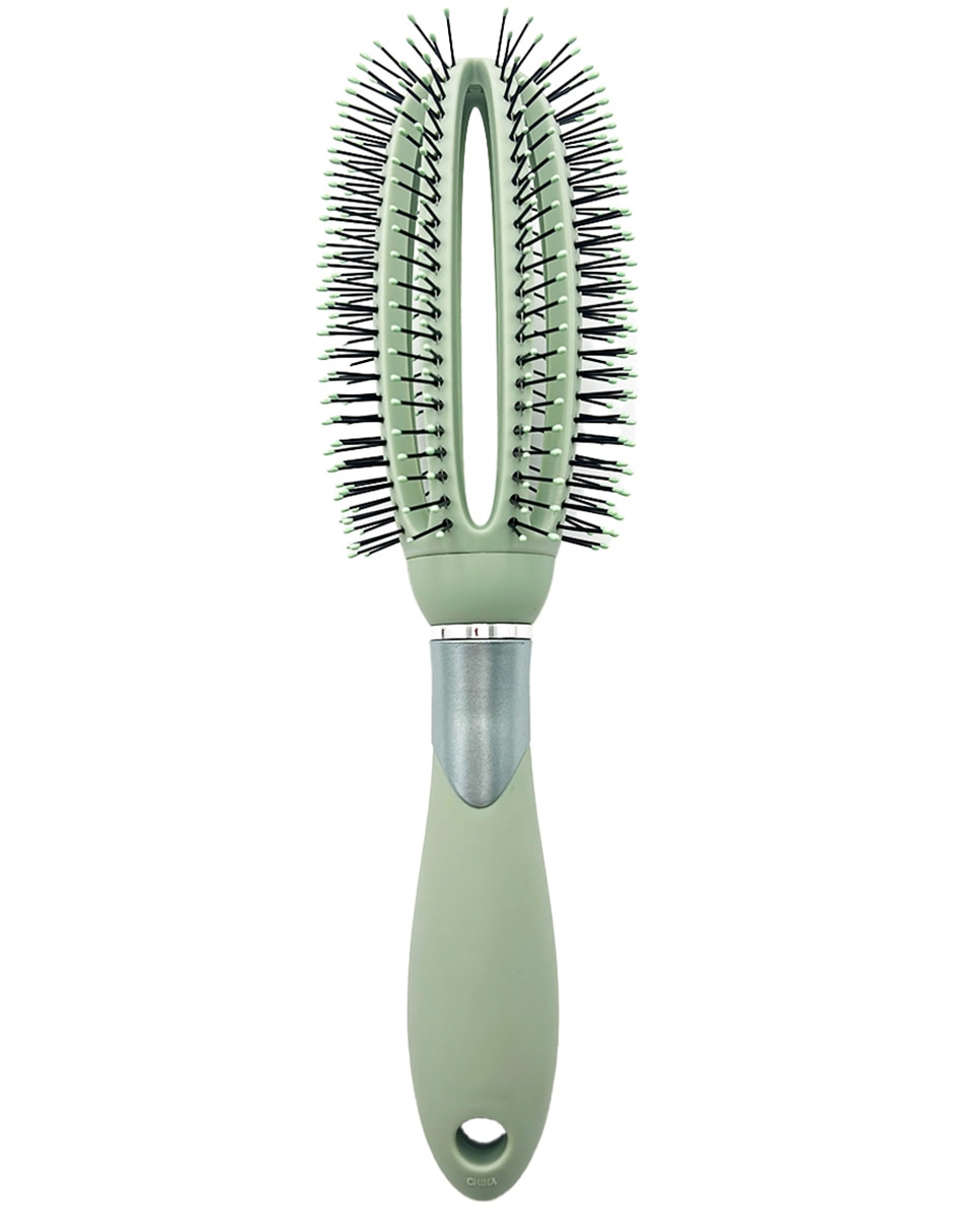 Cepillo para cabello de plástico