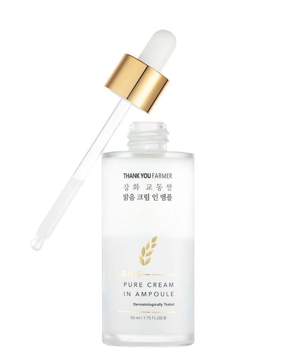 Sérum hidratante facial Rice Pure Cream In Ampoule todo tipo piel