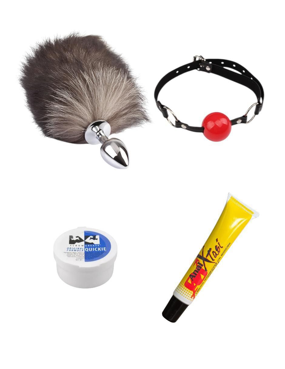 Kit plug anal con lubricante 1