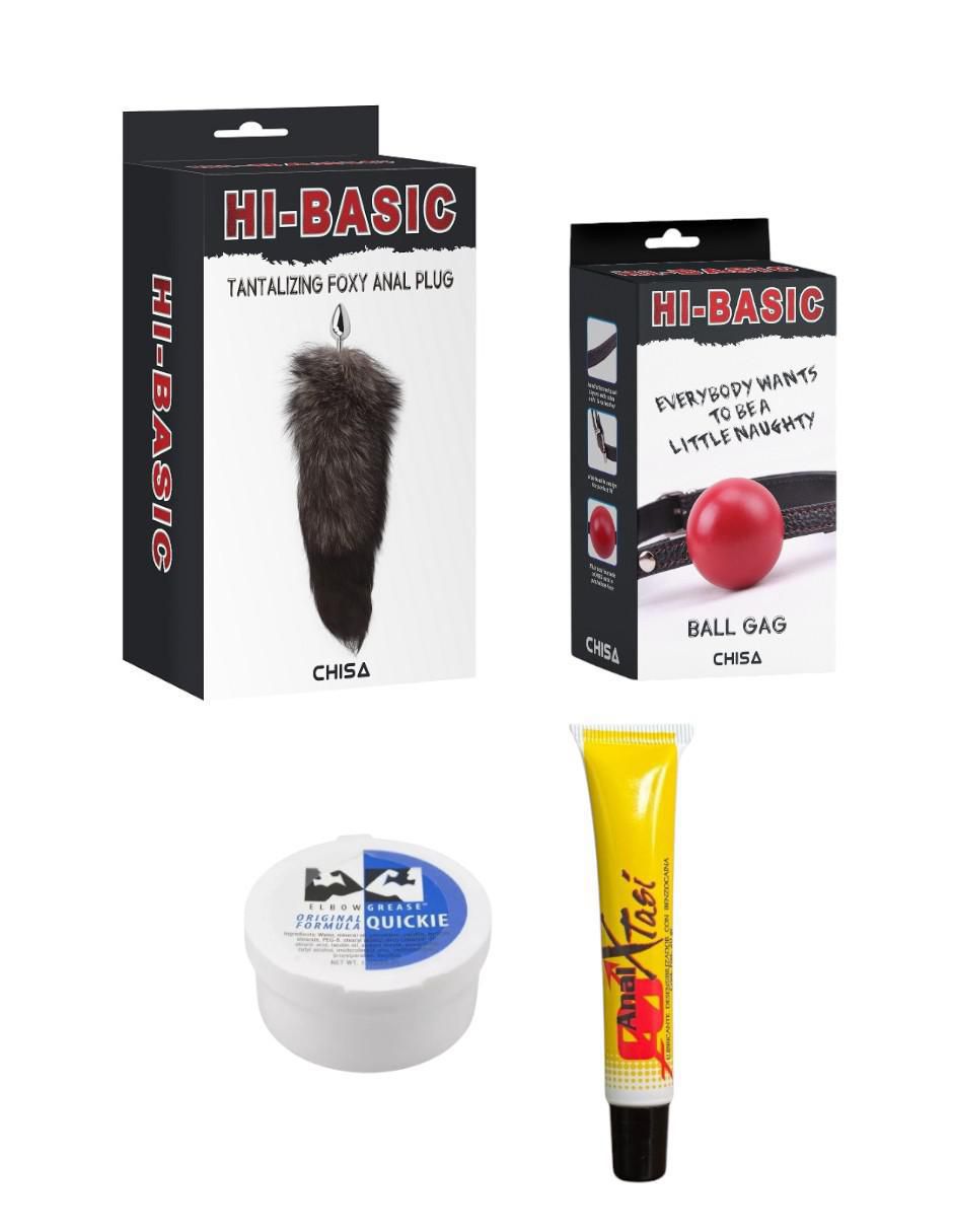Kit plug anal con lubricante 2