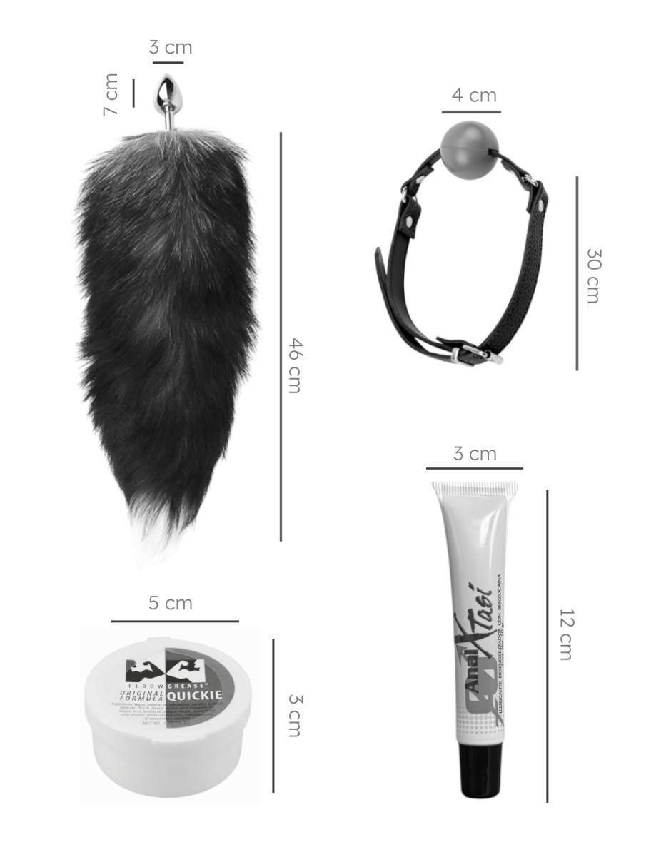 Kit plug anal con lubricante 11