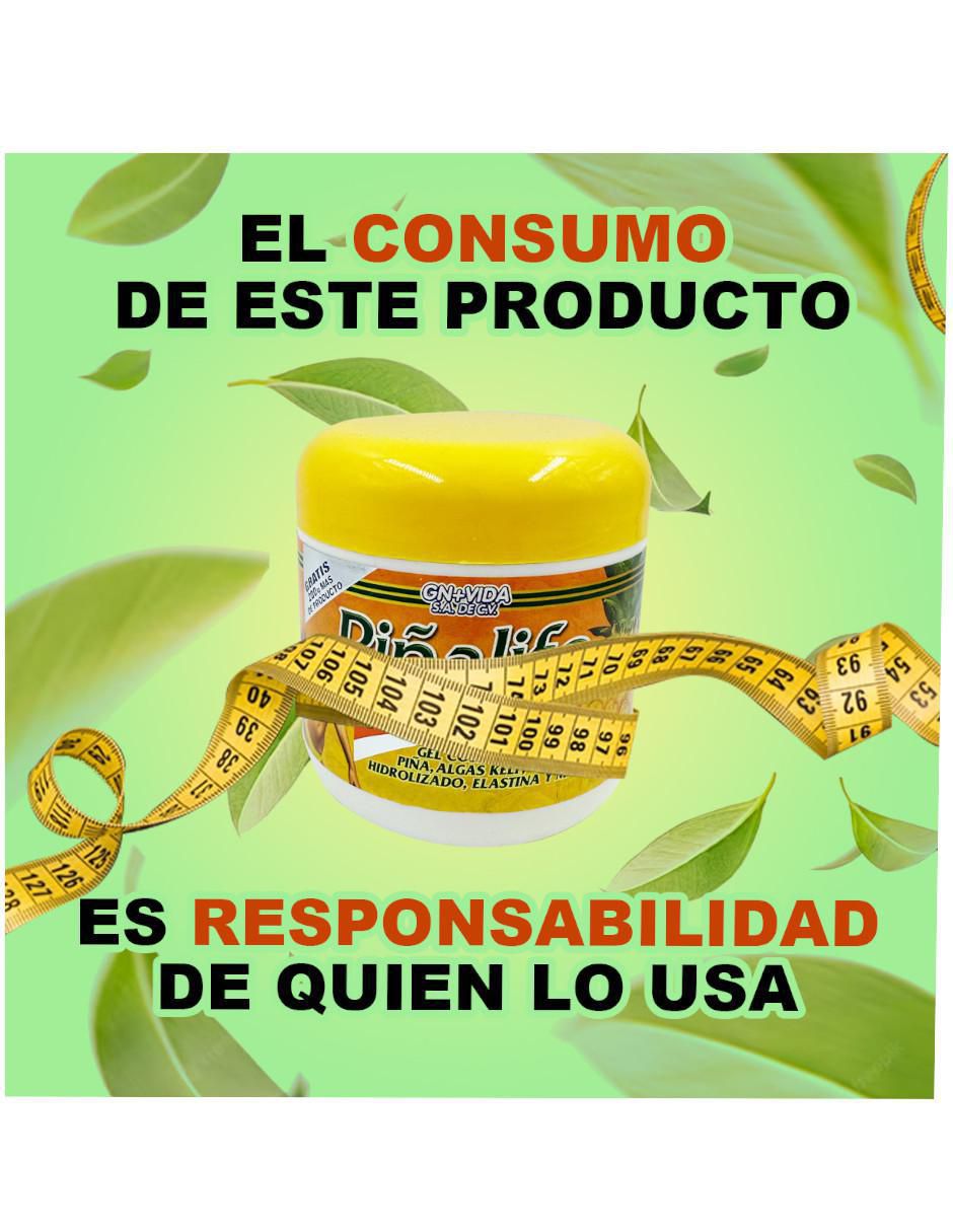 Kit gel corporal reafirmante Gel piñalife & té sin kilos 4