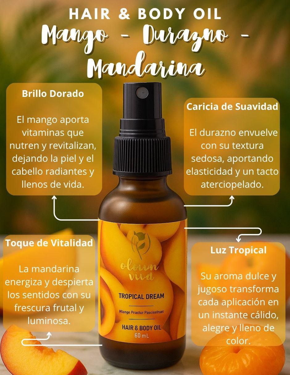 Aceite de durazno y mango 60 ml 2
