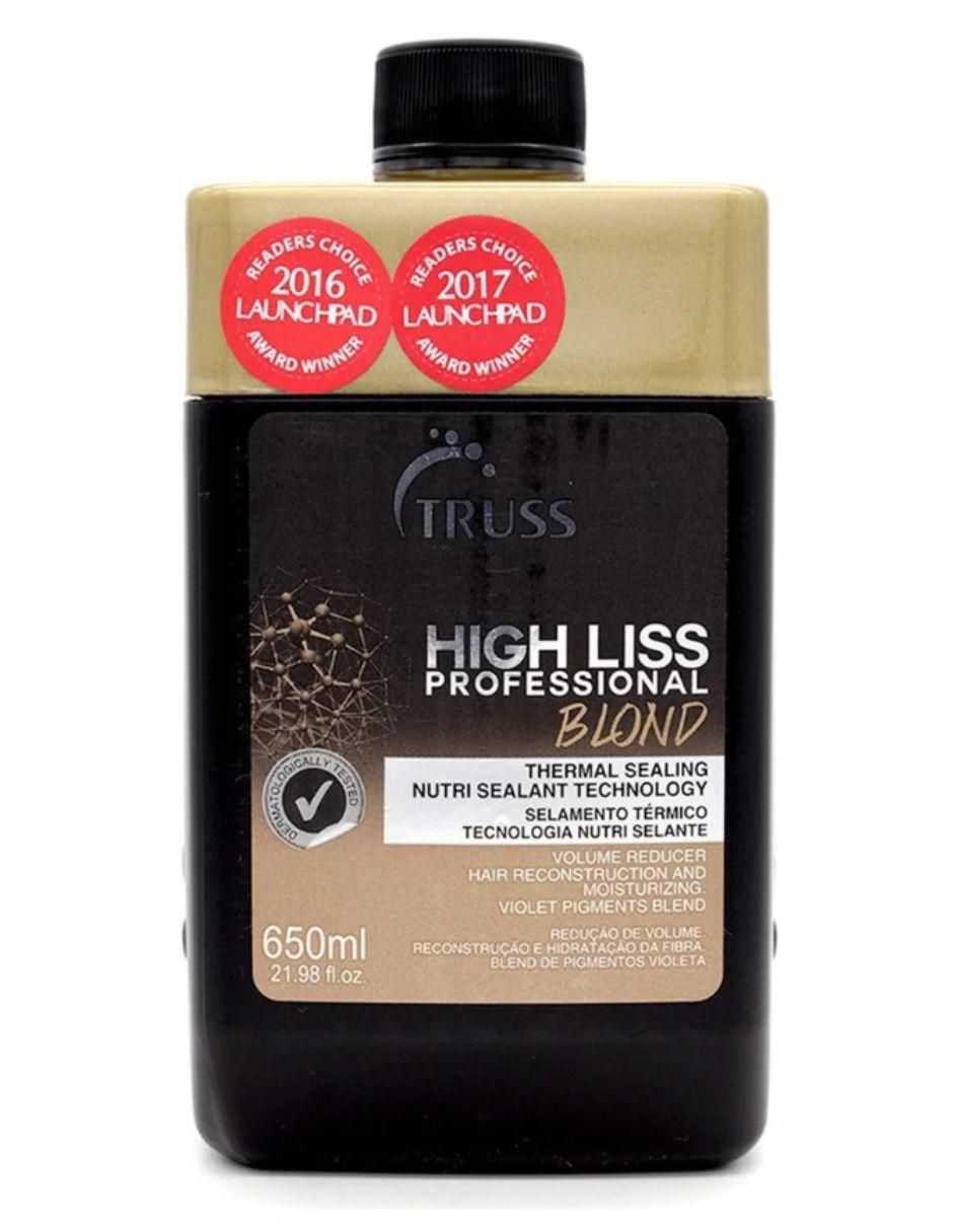 Tratamiento capilar High liss blond alaciante alisador