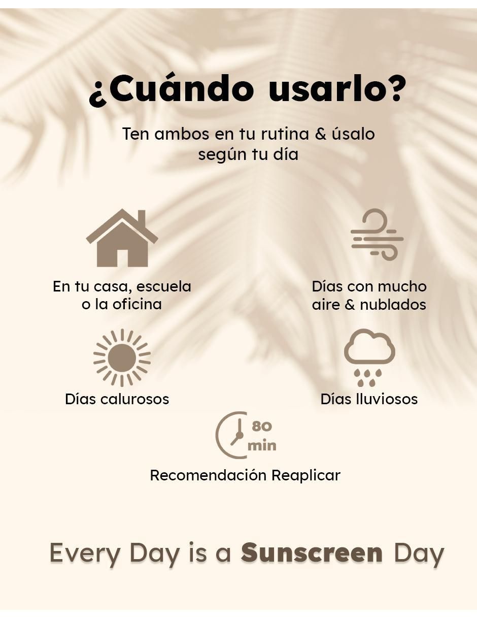 Set protector solar FPS 50 EveryDay 5