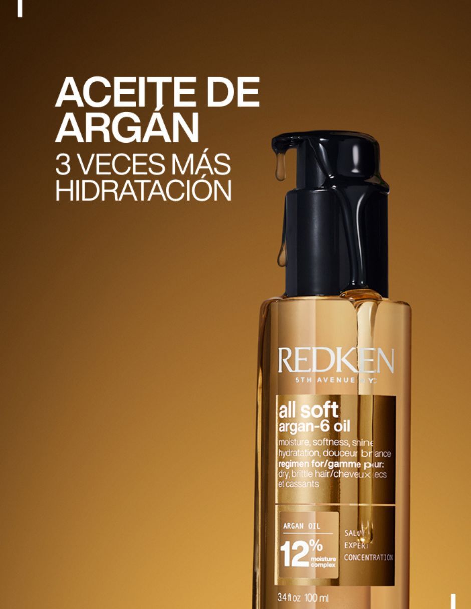 Aceite para cabello seco All Soft Argan-6 Oil 100 ml 8