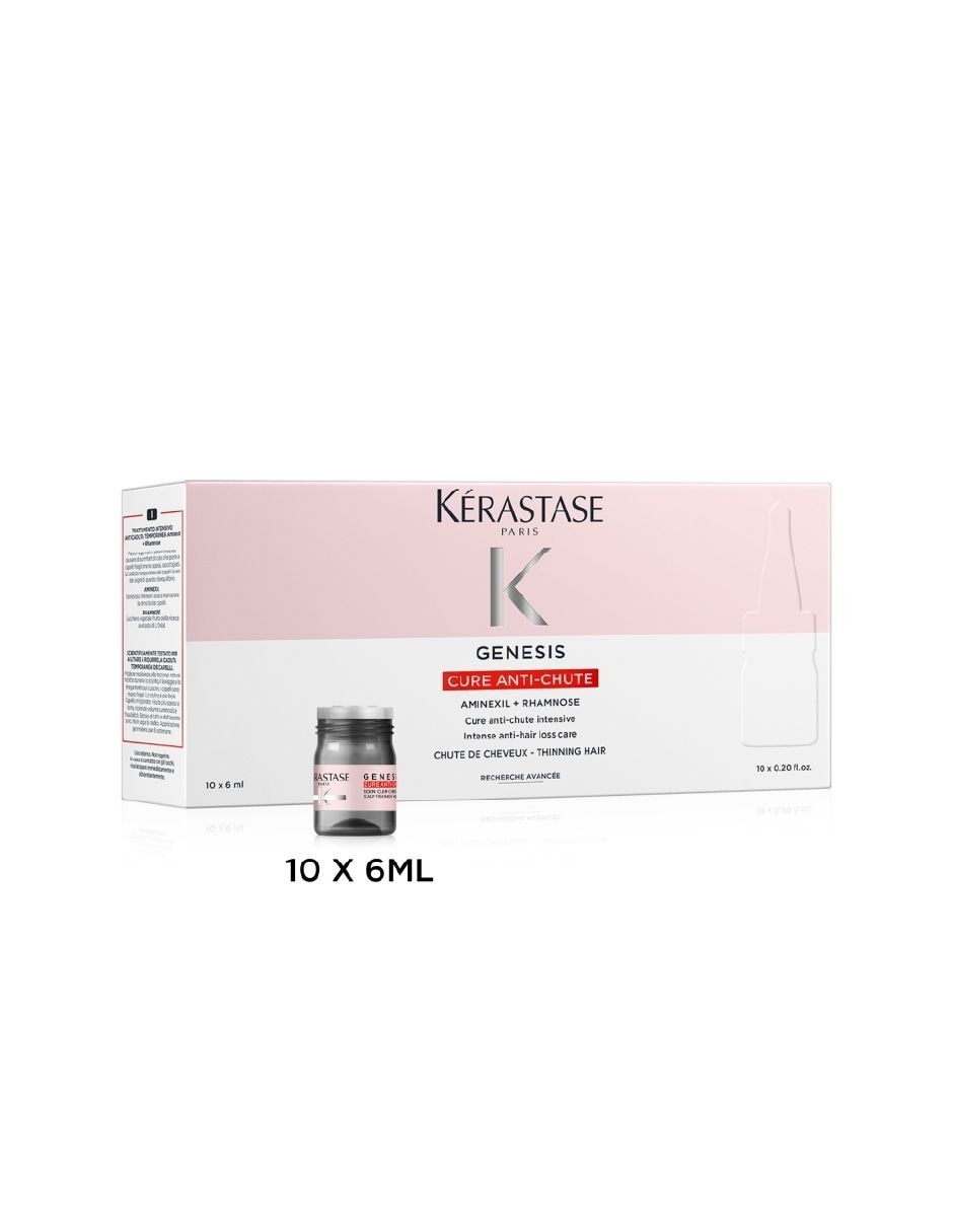 Tratamiento para cuero cabelludo K Gen Cure Antichute 10*6Ml anticaída Genesis