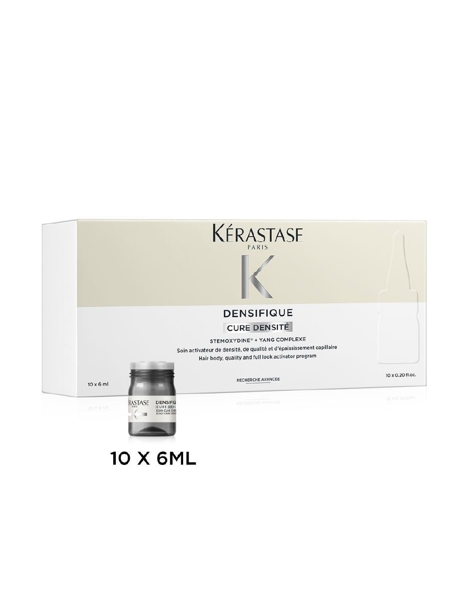 Tratamiento para cuero cabelludo densificante para mujeres dens cure femme de 6ml voluminizante