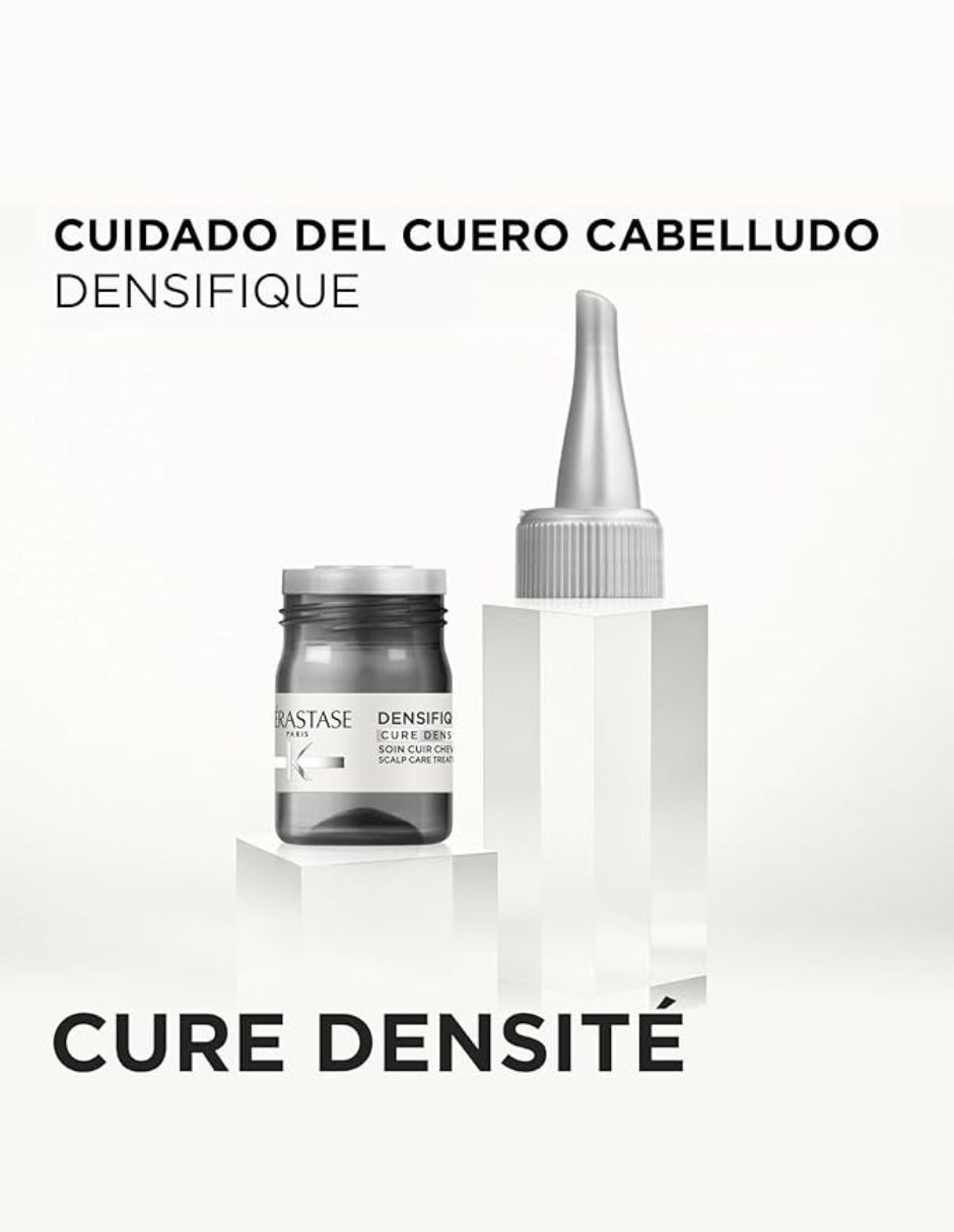Tratamiento para cuero cabelludo densificante para mujeres dens cure femme de 6ml voluminizante 3