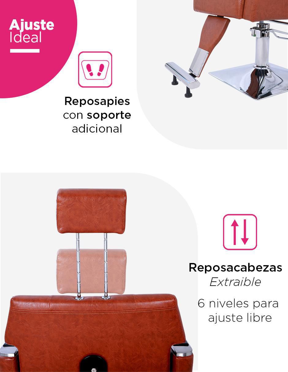 Sillón para barbería adulto 5