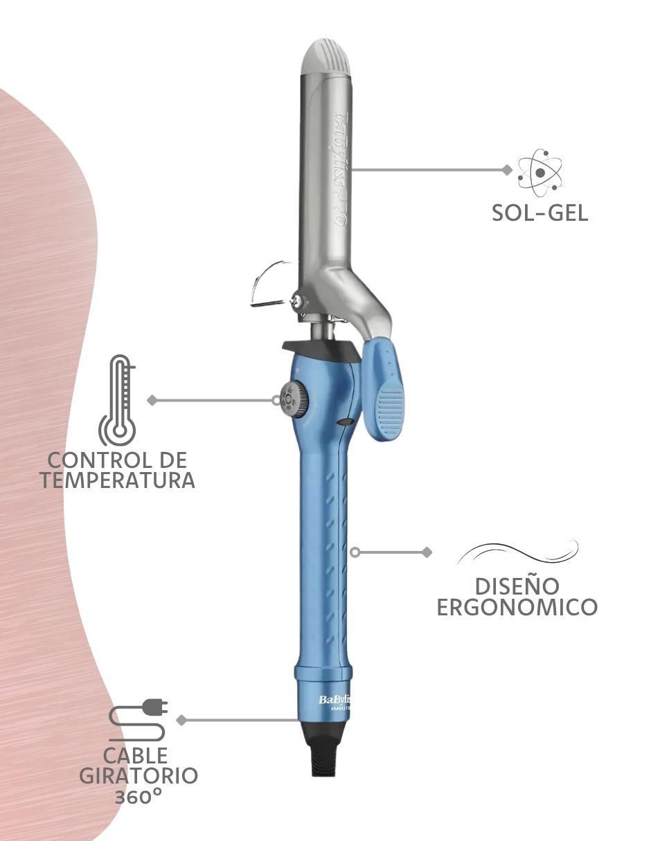 Rizadora de cabello BLL-BBL-BNT-150S 40 mm de nano titanium 5