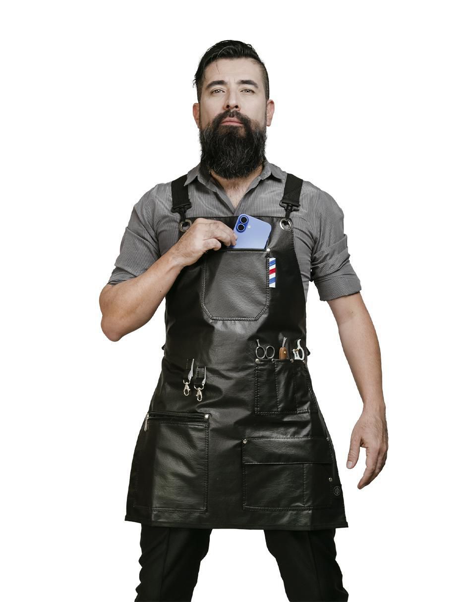 Mandil completo para barbería 4