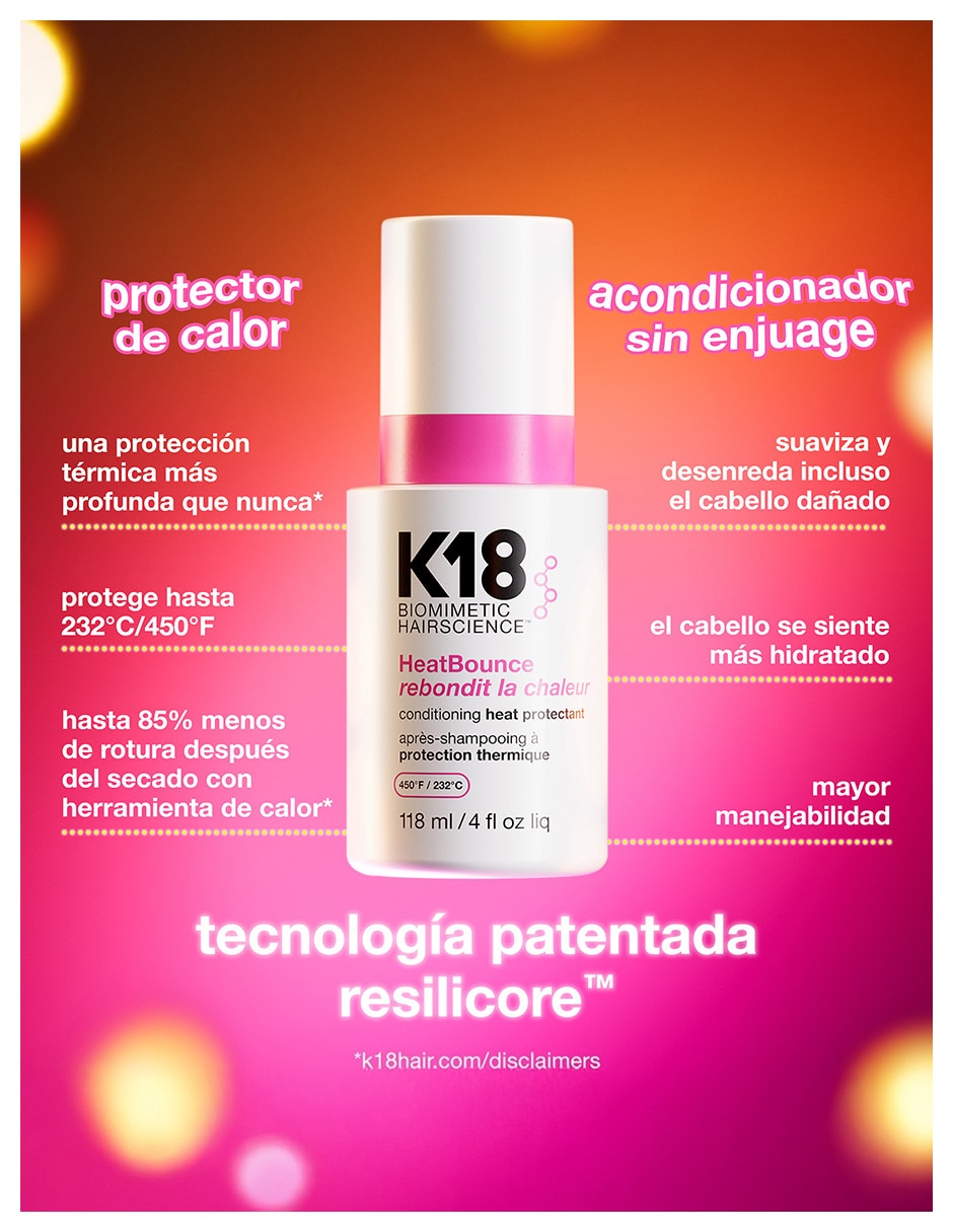 Protector calor para cabello K18 118 ml 4