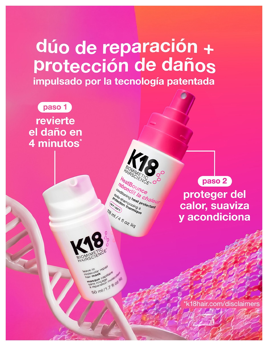 Protector calor para cabello K18 118 ml 7