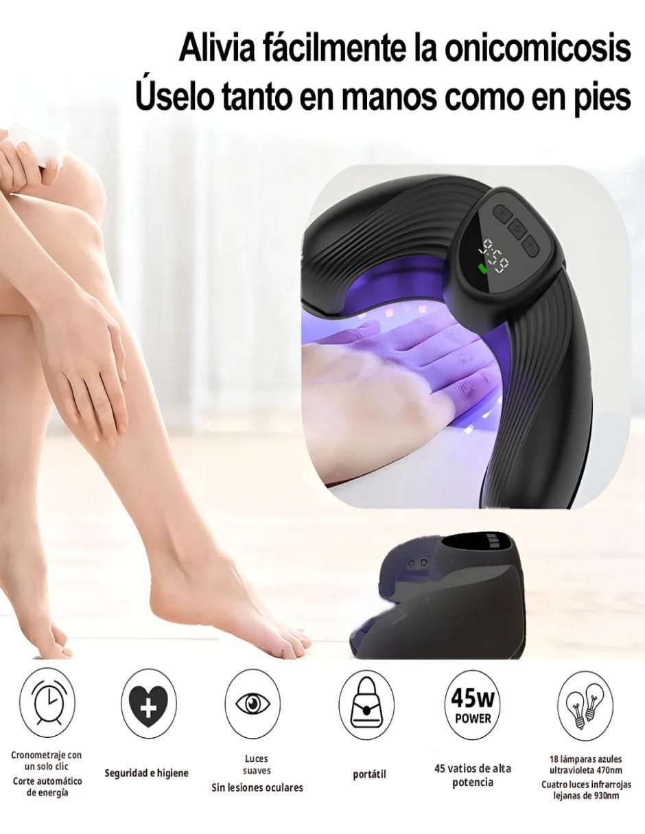 Lámpara LED para uñas 4