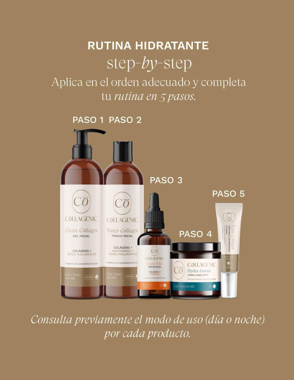 Kit tratamiento facial 4 en 1 cuidado esencial antiedad Premium 8