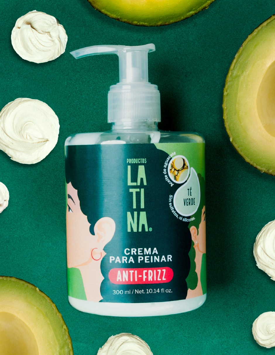 Crema para cabello rizado para antifrizz 4