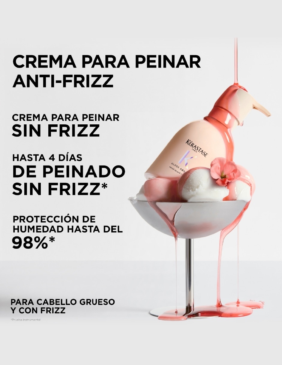 Crema para cabello seco Frizz-Glaze Cream para antifrizz 3
