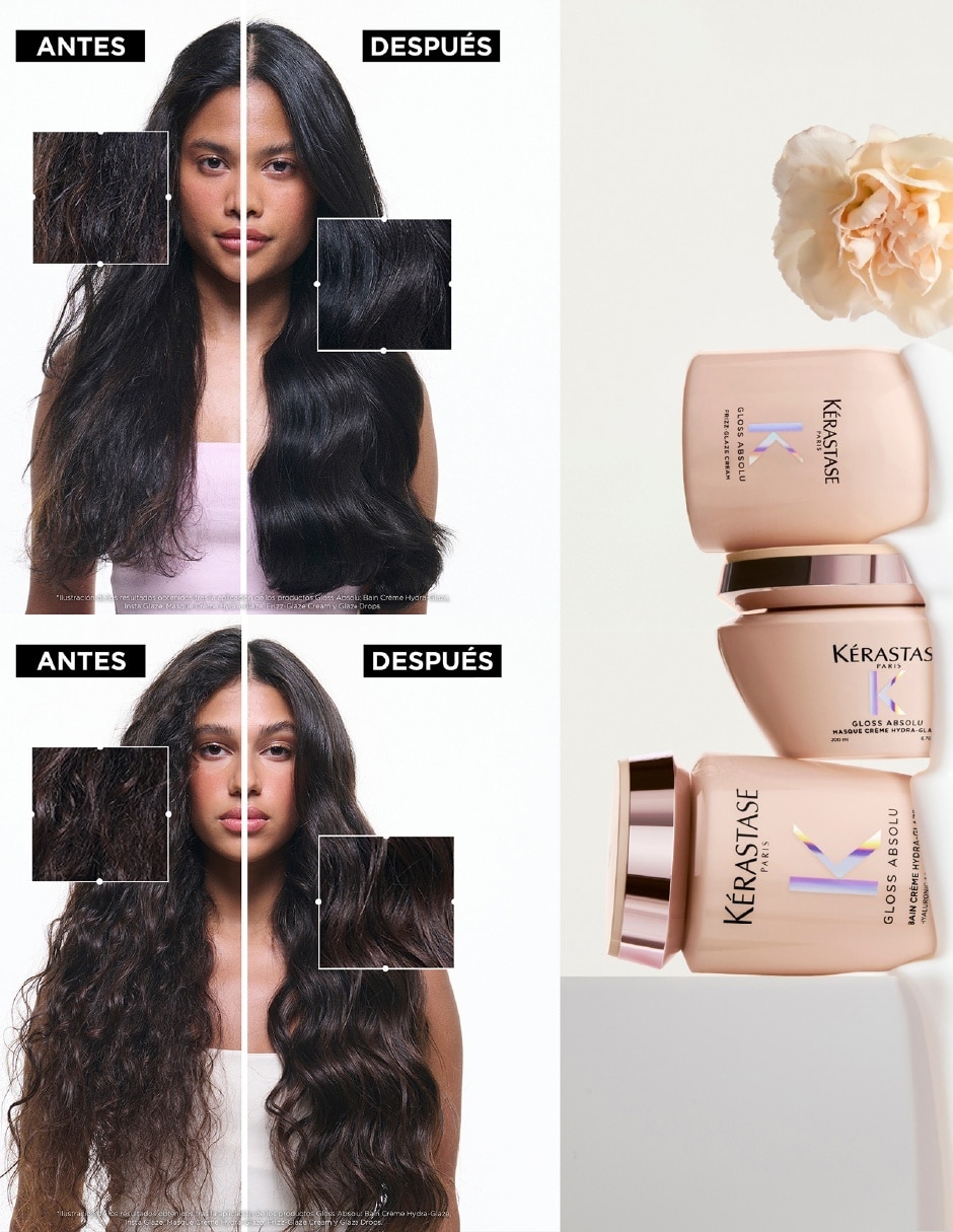 Crema para cabello seco Frizz-Glaze Cream para antifrizz 5