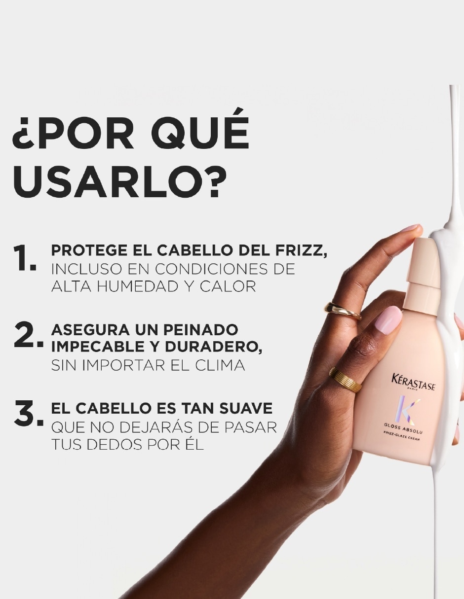 Crema para cabello seco Frizz-Glaze Cream para antifrizz 6