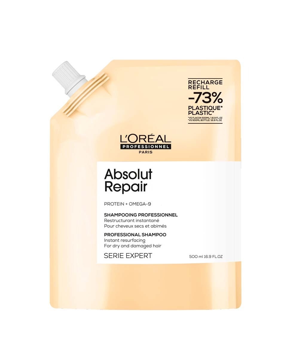 Shampoo reparador para cabello maltratado Absolut Repair 500 ml
