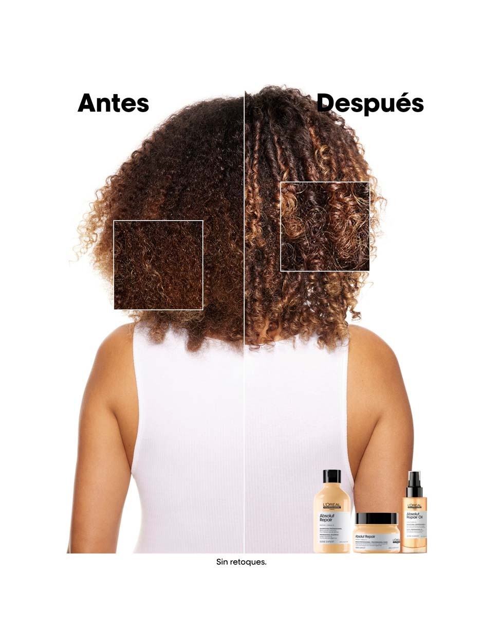 Shampoo reparador para cabello maltratado Absolut Repair 500 ml 15