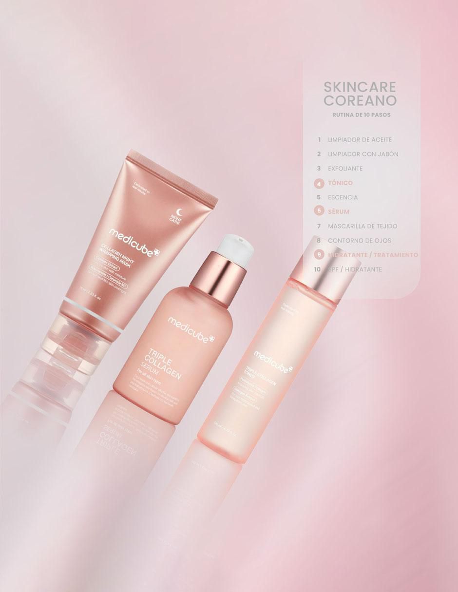Set tratamiento facial Pack Triple Collagen – Reafirmante & Luminosidad reafirmante antiedad 5