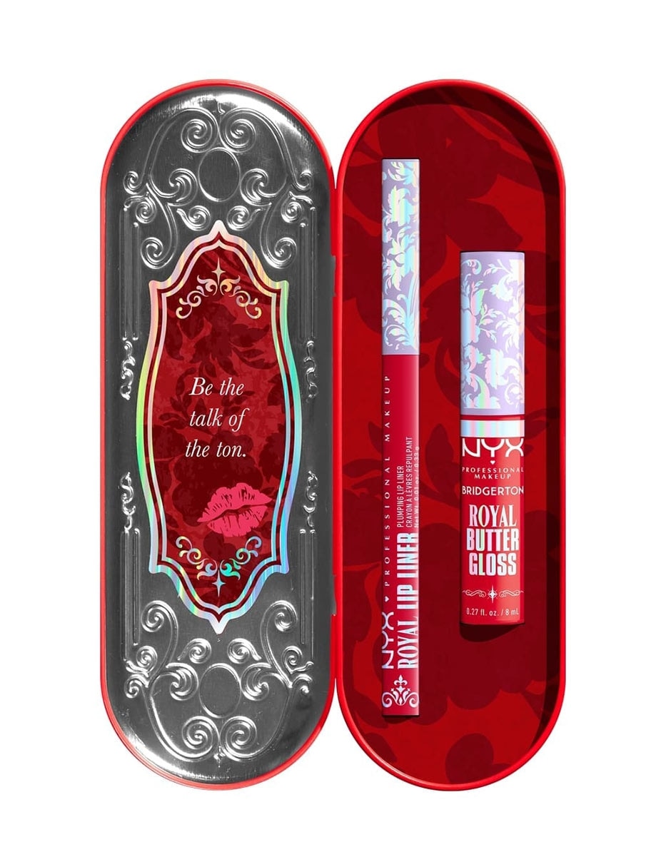 NYX BRIDGERTON 2 PIECE LIP KIT,ROJO
