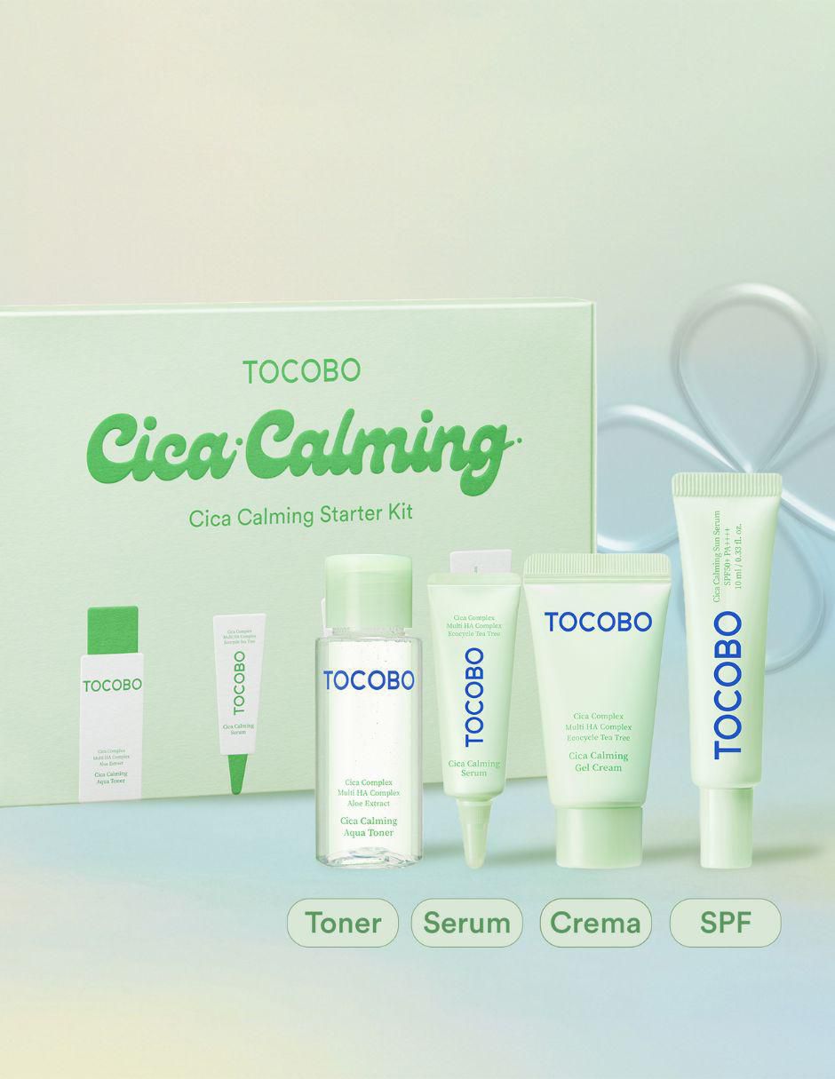 Kit tratamiento facial Travel Cica Calming hidratante 2