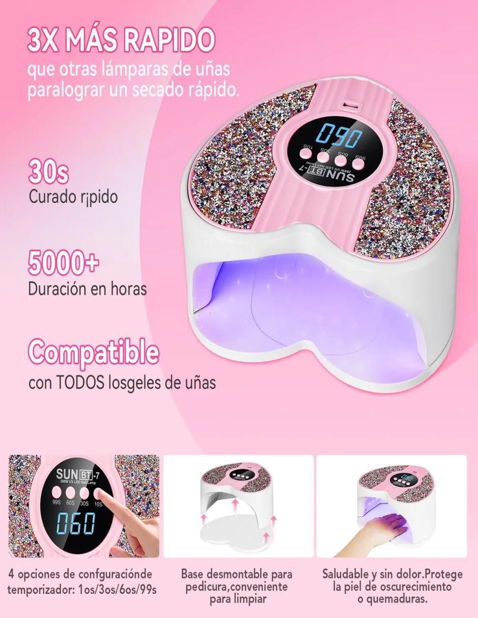 Lámpara LED para uñas 2