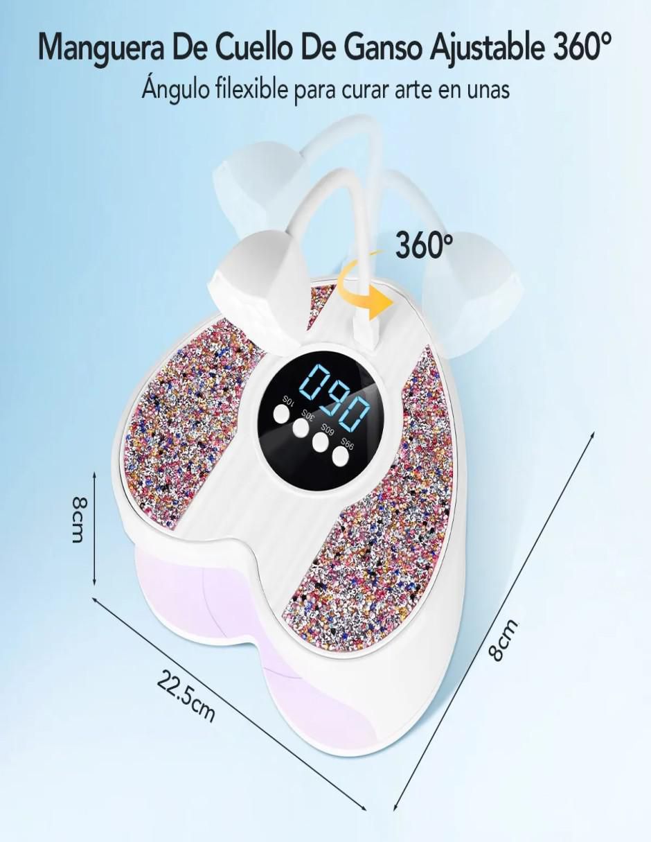 Lámpara LED para uñas 6