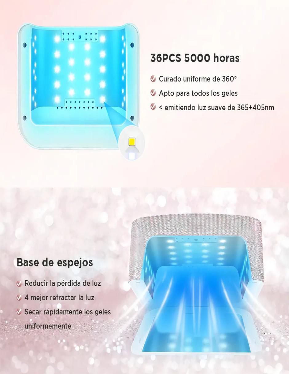 Lámpara LED para uñas 3