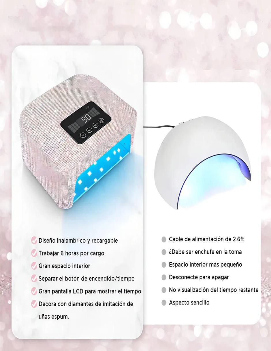 Lámpara LED para uñas 5