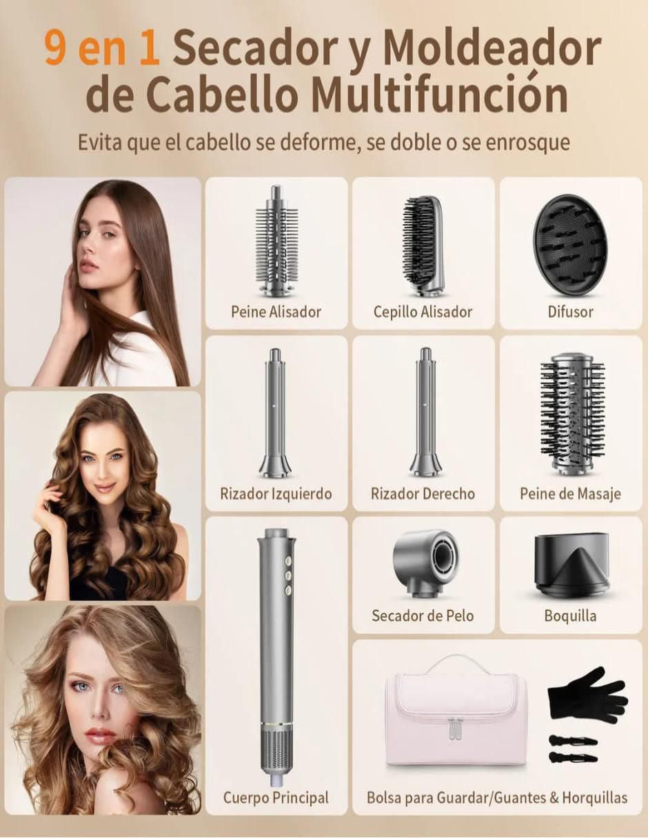 Set alaciadora secadora 11 piezas 4