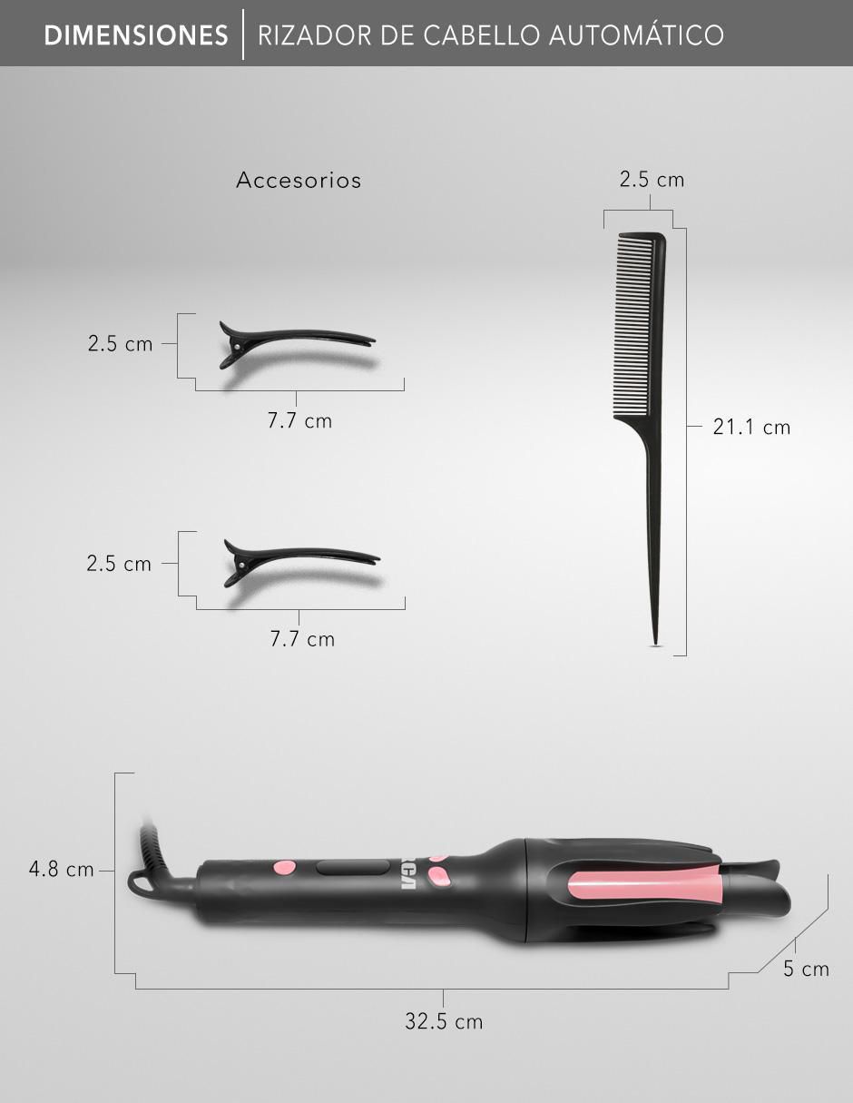 Rizadora de cabello RC-PR 40 mm de cerámica turmalina 11
