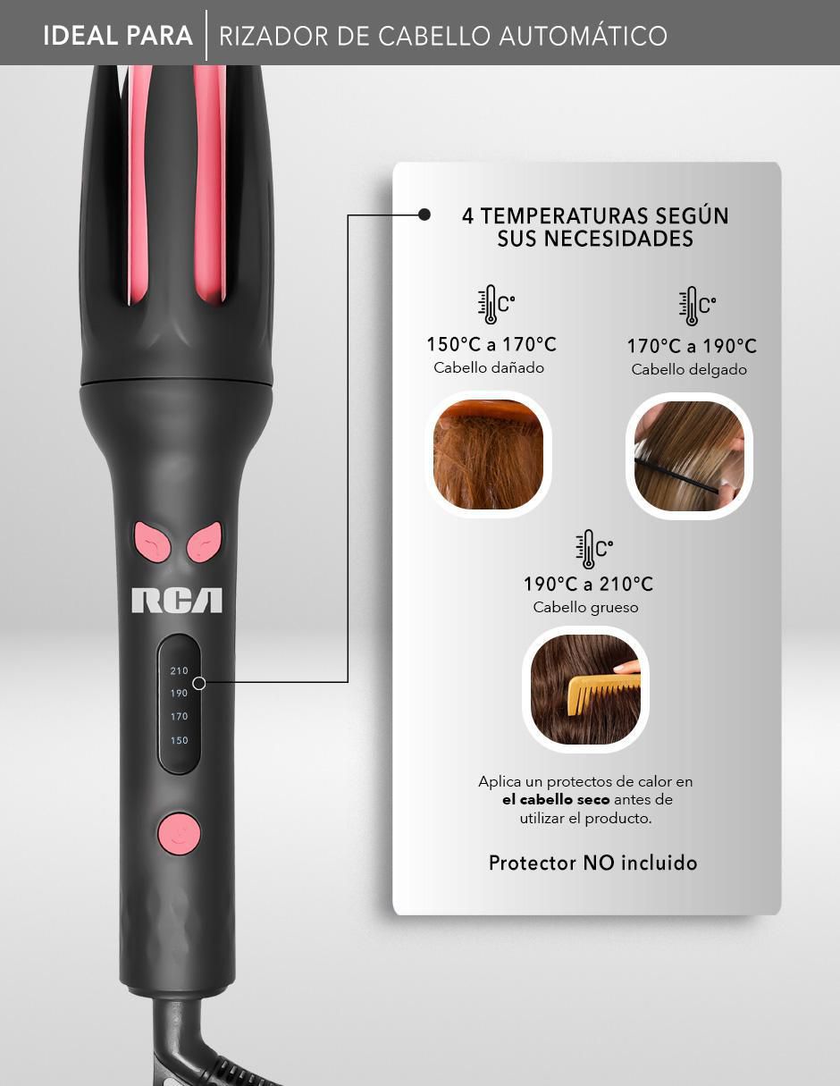 Rizadora de cabello RC-PR 40 mm de cerámica turmalina 5