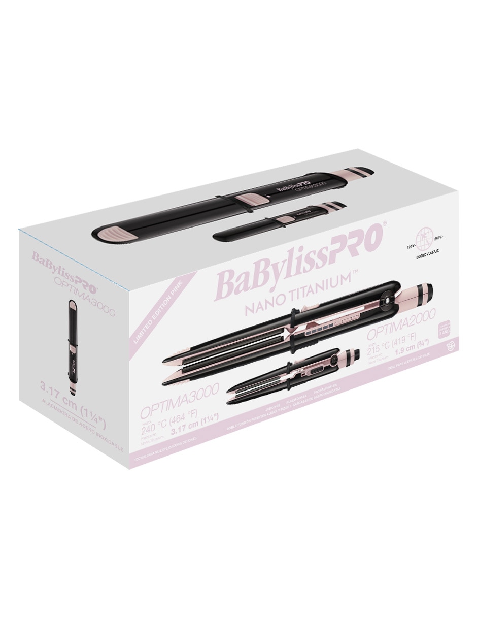 Set alaciadora Optimas Sugar Pink 2 piezas 2
