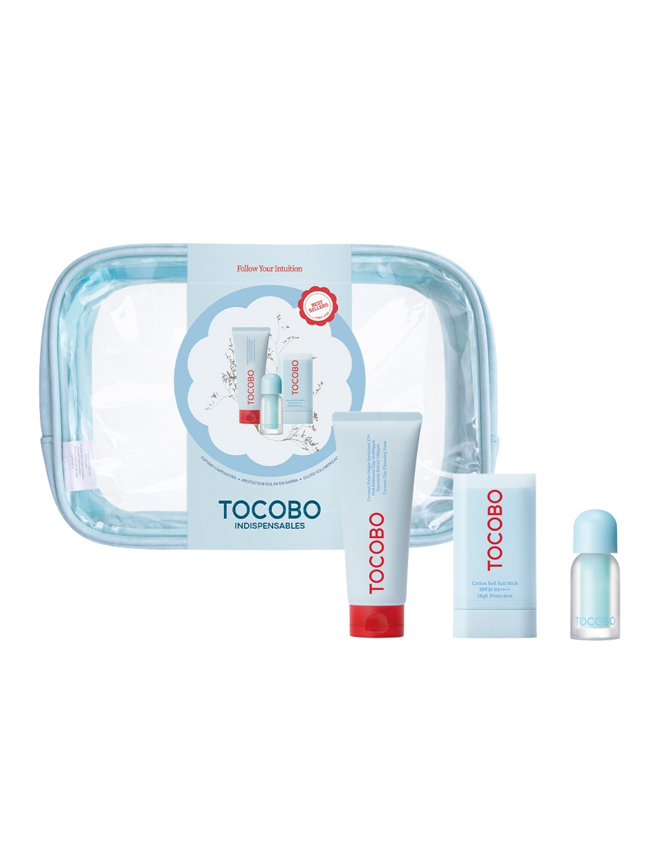 Kit tratamiento kit indispensables hidrata, protege y limpia Tocobo 3