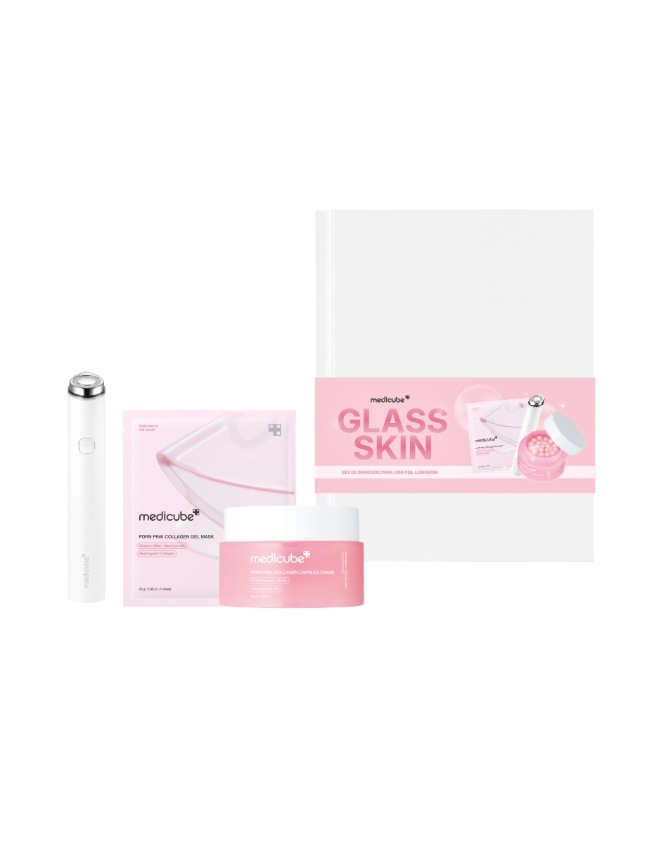 Kit de tratamiento facial Kit Glass skin hidrata, protege y limpia 3