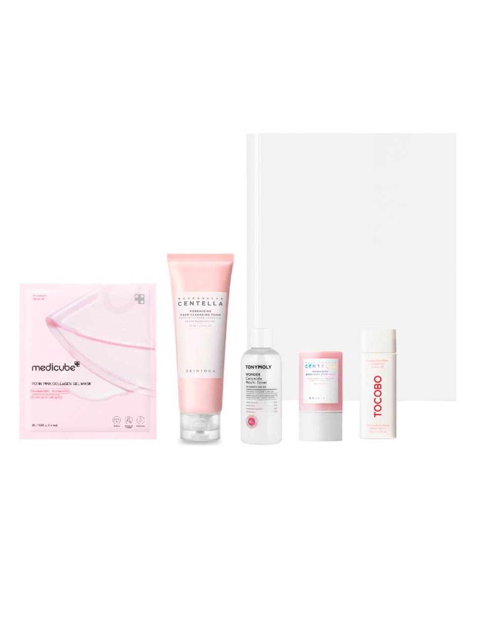 Kit tratamiento facial Kit Favoritos K-Beauty hidrata, protege y limpia Best Sellers 2