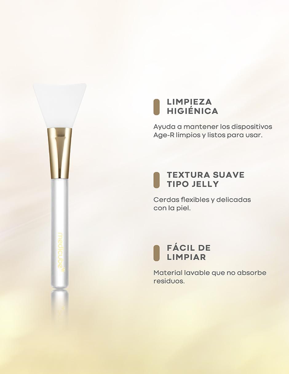 Tratamiento facial collagen mask + jelly brush reparador 3
