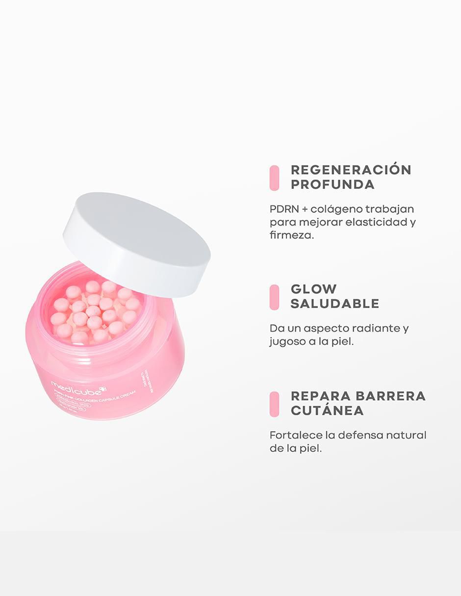 Tratamiento facial Pink serum + cream + gel reparador 4